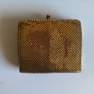 Vintage Whiting & Davis Gold Mesh Evening Clutch